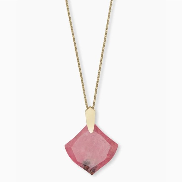 Kendra Scott Jewelry - 💕Kendra Scott Long Pink Rhodonite Necklace